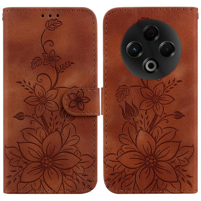 Lily Embossed Leather Phone Case, For Tecno Pop 10 / Spark Go 2 4G, For Tecno Camon 40 Pro 4G, For Tecno Camon 40, For Tecno Pop 9 5G / Spark 30C 5G, For Tecno Camon 30S / Camon 30S Pro, For Tecno Spark 30 Pro, For Tecno Spark 30 4G, For Tecno Spark 30...