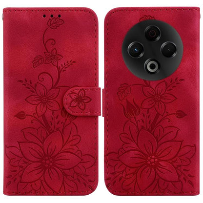 Lily Embossed Leather Phone Case, For Tecno Pop 10 / Spark Go 2 4G, For Tecno Camon 40 Pro 4G, For Tecno Camon 40, For Tecno Pop 9 5G / Spark 30C 5G, For Tecno Camon 30S / Camon 30S Pro, For Tecno Spark 30 Pro, For Tecno Spark 30 4G, For Tecno Spark 30...