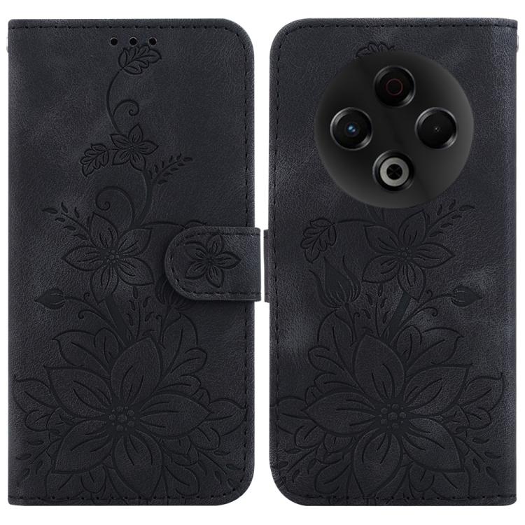 Lily Embossed Leather Phone Case, For Tecno Pop 10 / Spark Go 2 4G, For Tecno Camon 40 Pro 4G, For Tecno Camon 40, For Tecno Pop 9 5G / Spark 30C 5G, For Tecno Camon 30S / Camon 30S Pro, For Tecno Spark 30 Pro, For Tecno Spark 30 4G, For Tecno Spark 30...