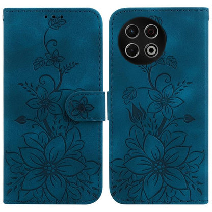 Lily Embossed Leather Phone Case, For Tecno Pop 10 / Spark Go 2 4G, For Tecno Camon 40 Pro 4G, For Tecno Camon 40, For Tecno Pop 9 5G / Spark 30C 5G, For Tecno Camon 30S / Camon 30S Pro, For Tecno Spark 30 Pro, For Tecno Spark 30 4G, For Tecno Spark 30...