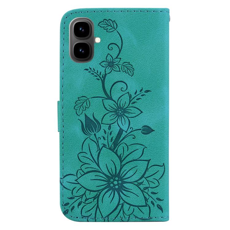 Lily Embossed Leather Phone Case, For Tecno Pop 10 / Spark Go 2 4G, For Tecno Camon 40 Pro 4G, For Tecno Camon 40, For Tecno Pop 9 5G / Spark 30C 5G, For Tecno Camon 30S / Camon 30S Pro, For Tecno Spark 30 Pro, For Tecno Spark 30 4G, For Tecno Spark 30...