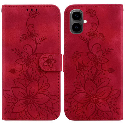 Lily Embossed Leather Phone Case, For Tecno Pop 10 / Spark Go 2 4G, For Tecno Camon 40 Pro 4G, For Tecno Camon 40, For Tecno Pop 9 5G / Spark 30C 5G, For Tecno Camon 30S / Camon 30S Pro, For Tecno Spark 30 Pro, For Tecno Spark 30 4G, For Tecno Spark 30...