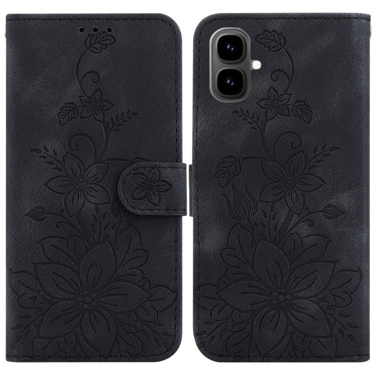 Lily Embossed Leather Phone Case, For Tecno Pop 10 / Spark Go 2 4G, For Tecno Camon 40 Pro 4G, For Tecno Camon 40, For Tecno Pop 9 5G / Spark 30C 5G, For Tecno Camon 30S / Camon 30S Pro, For Tecno Spark 30 Pro, For Tecno Spark 30 4G, For Tecno Spark 30...