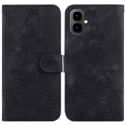 Lily Embossed Leather Phone Case, For Tecno Pop 10 / Spark Go 2 4G, For Tecno Camon 40 Pro 4G, For Tecno Camon 40, For Tecno Pop 9 5G / Spark 30C 5G, For Tecno Camon 30S / Camon 30S Pro, For Tecno Spark 30 Pro, For Tecno Spark 30 4G, For Tecno Spark 30...