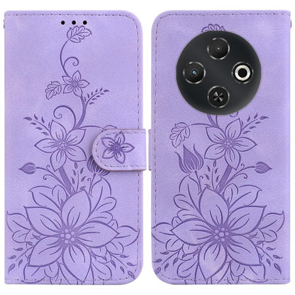 Lily Embossed Leather Phone Case, For Tecno Pop 10 / Spark Go 2 4G, For Tecno Camon 40 Pro 4G, For Tecno Camon 40, For Tecno Pop 9 5G / Spark 30C 5G, For Tecno Camon 30S / Camon 30S Pro, For Tecno Spark 30 Pro, For Tecno Spark 30 4G, For Tecno Spark 30...