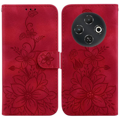 Lily Embossed Leather Phone Case, For Tecno Pop 10 / Spark Go 2 4G, For Tecno Camon 40 Pro 4G, For Tecno Camon 40, For Tecno Pop 9 5G / Spark 30C 5G, For Tecno Camon 30S / Camon 30S Pro, For Tecno Spark 30 Pro, For Tecno Spark 30 4G, For Tecno Spark 30...