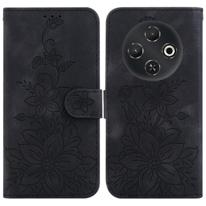 Lily Embossed Leather Phone Case, For Tecno Pop 10 / Spark Go 2 4G, For Tecno Camon 40 Pro 4G, For Tecno Camon 40, For Tecno Pop 9 5G / Spark 30C 5G, For Tecno Camon 30S / Camon 30S Pro, For Tecno Spark 30 Pro, For Tecno Spark 30 4G, For Tecno Spark 30...