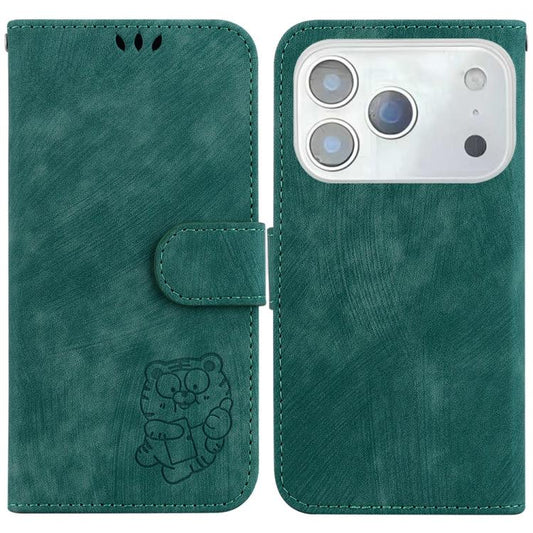 Little Tiger Embossed Leather Phone Case, For iPhone 17 Pro Max, For iPhone 17 Pro, For iPhone 17, For iPhone 17 Air, iPhone 16e, For iPhone 16 Pro Max, For iPhone 16 Pro, For iPhone 16 Plus, For iPhone 16, For iPhone 15 Pro Max, For iPhone 15 Pro�����...