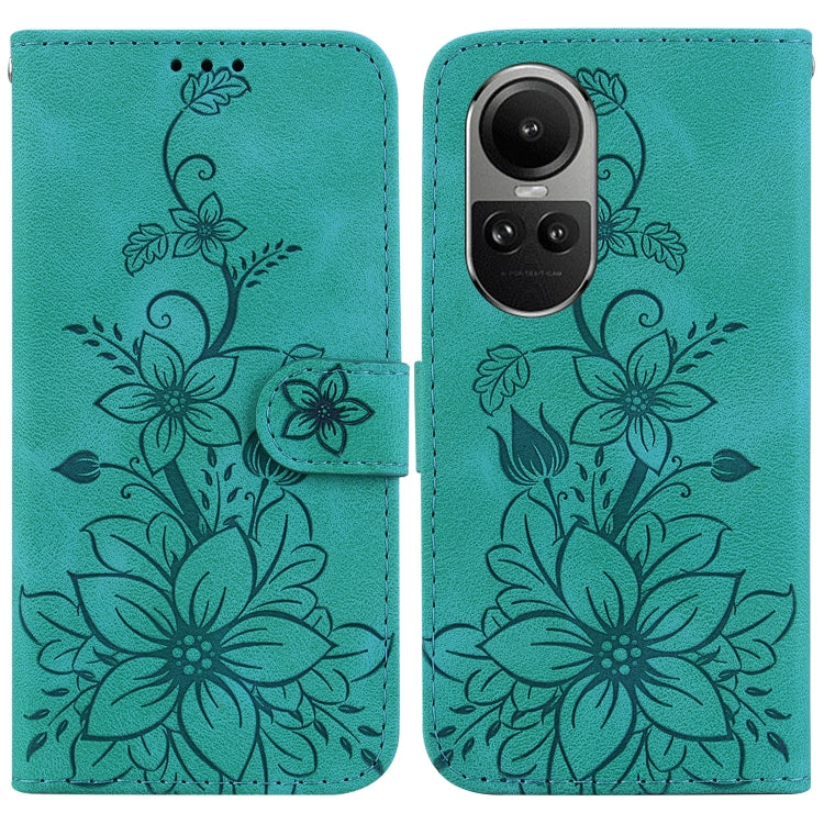 Lily Embossed Leather Phone Case, For OPPO A3 Pro 5G, For OPPO F25 Pro 5G Global, For OPPO Reno11 F Global, For OPPO Reno11 Global, For OPPO Reno11 Pro 5G Global, For OPPO A59 5G / A2M, For OPPO A38 4G / A18, For OPPO A58 4G                            ...