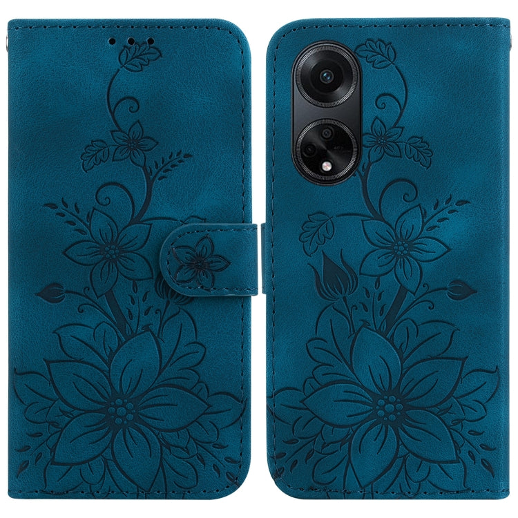 Lily Embossed Leather Phone Case, For OPPO A3 Pro 5G, For OPPO F25 Pro 5G Global, For OPPO Reno11 F Global, For OPPO Reno11 Global, For OPPO Reno11 Pro 5G Global, For OPPO A59 5G / A2M, For OPPO A38 4G / A18, For OPPO A58 4G                            ...