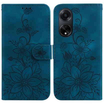 Lily Embossed Leather Phone Case, For OPPO A3 Pro 5G, For OPPO F25 Pro 5G Global, For OPPO Reno11 F Global, For OPPO Reno11 Global, For OPPO Reno11 Pro 5G Global, For OPPO A59 5G / A2M, For OPPO A38 4G / A18, For OPPO A58 4G                            ...