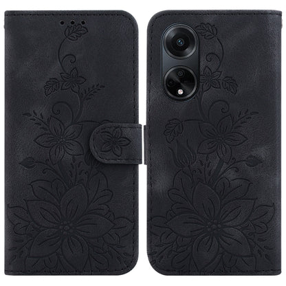 Lily Embossed Leather Phone Case, For OPPO A3 Pro 5G, For OPPO F25 Pro 5G Global, For OPPO Reno11 F Global, For OPPO Reno11 Global, For OPPO Reno11 Pro 5G Global, For OPPO A59 5G / A2M, For OPPO A38 4G / A18, For OPPO A58 4G                            ...