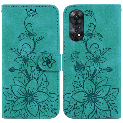 Lily Embossed Leather Phone Case, For OPPO A3 Pro 5G, For OPPO F25 Pro 5G Global, For OPPO Reno11 F Global, For OPPO Reno11 Global, For OPPO Reno11 Pro 5G Global, For OPPO A59 5G / A2M, For OPPO A38 4G / A18, For OPPO A58 4G                            ...