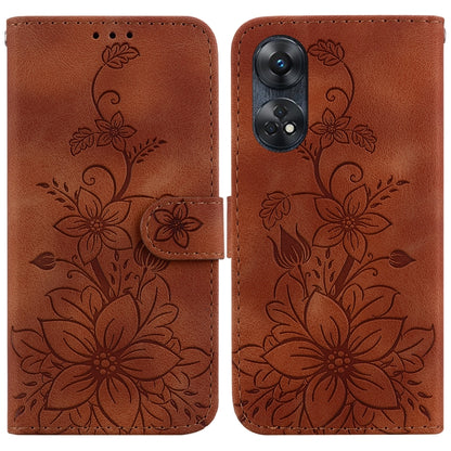 Lily Embossed Leather Phone Case, For OPPO A3 Pro 5G, For OPPO F25 Pro 5G Global, For OPPO Reno11 F Global, For OPPO Reno11 Global, For OPPO Reno11 Pro 5G Global, For OPPO A59 5G / A2M, For OPPO A38 4G / A18, For OPPO A58 4G                            ...