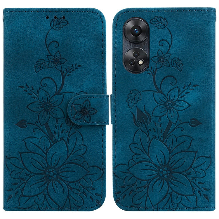 Lily Embossed Leather Phone Case, For OPPO A3 Pro 5G, For OPPO F25 Pro 5G Global, For OPPO Reno11 F Global, For OPPO Reno11 Global, For OPPO Reno11 Pro 5G Global, For OPPO A59 5G / A2M, For OPPO A38 4G / A18, For OPPO A58 4G                            ...