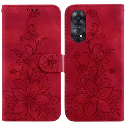Lily Embossed Leather Phone Case, For OPPO A3 Pro 5G, For OPPO F25 Pro 5G Global, For OPPO Reno11 F Global, For OPPO Reno11 Global, For OPPO Reno11 Pro 5G Global, For OPPO A59 5G / A2M, For OPPO A38 4G / A18, For OPPO A58 4G                            ...