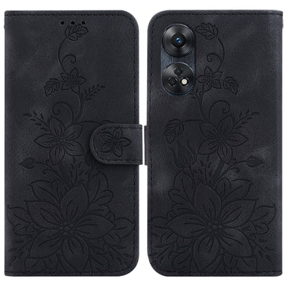 Lily Embossed Leather Phone Case, For OPPO A3 Pro 5G, For OPPO F25 Pro 5G Global, For OPPO Reno11 F Global, For OPPO Reno11 Global, For OPPO Reno11 Pro 5G Global, For OPPO A59 5G / A2M, For OPPO A38 4G / A18, For OPPO A58 4G                            ...