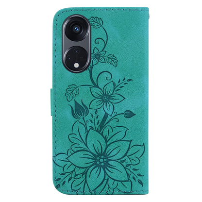 Lily Embossed Leather Phone Case, For OPPO Reno8 T 5G / A1 Pro 5G, For OPPO Reno9 Pro, For OPPO Reno9 Pro+, For OPPO A17 / A17k, For OPPO A57 5G/A57 4G/A77 5G/K10 5G, For OPPO Reno8 Pro 5G, For OPPO Reno8 5G, For OPPO A96 5G / Reno7 Z 5G               ...