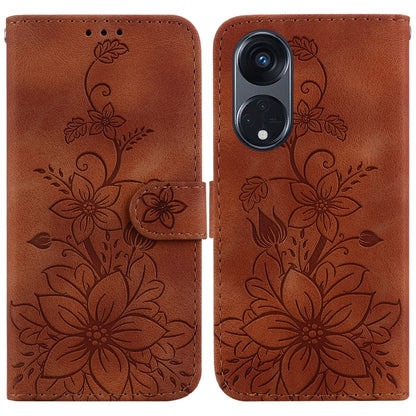 Lily Embossed Leather Phone Case, For OPPO Reno8 T 5G / A1 Pro 5G, For OPPO Reno9 Pro, For OPPO Reno9 Pro+, For OPPO A17 / A17k, For OPPO A57 5G/A57 4G/A77 5G/K10 5G, For OPPO Reno8 Pro 5G, For OPPO Reno8 5G, For OPPO A96 5G / Reno7 Z 5G               ...