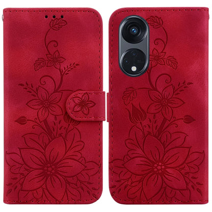 Lily Embossed Leather Phone Case, For OPPO Reno8 T 5G / A1 Pro 5G, For OPPO Reno9 Pro, For OPPO Reno9 Pro+, For OPPO A17 / A17k, For OPPO A57 5G/A57 4G/A77 5G/K10 5G, For OPPO Reno8 Pro 5G, For OPPO Reno8 5G, For OPPO A96 5G / Reno7 Z 5G               ...