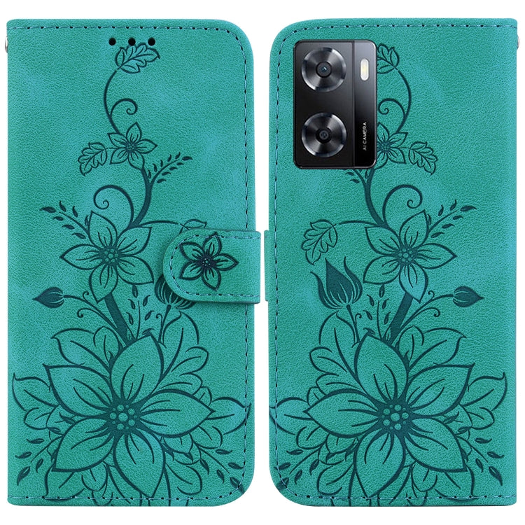 Lily Embossed Leather Phone Case, For OPPO A17 / A17k, For OPPO A57 5G/A57 4G/A77 5G/K10 5G, For OPPO Reno8 Pro 5G, For OPPO Reno8 5G, For OPPO A96 5G / Reno7 Z 5G, For OPPO Reno7 5G Global / Find X5 Lite, For OPPO A16K                                 ...