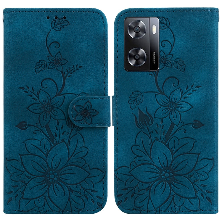 Lily Embossed Leather Phone Case, For OPPO A17 / A17k, For OPPO A57 5G/A57 4G/A77 5G/K10 5G, For OPPO Reno8 Pro 5G, For OPPO Reno8 5G, For OPPO A96 5G / Reno7 Z 5G, For OPPO Reno7 5G Global / Find X5 Lite, For OPPO A16K                                 ...