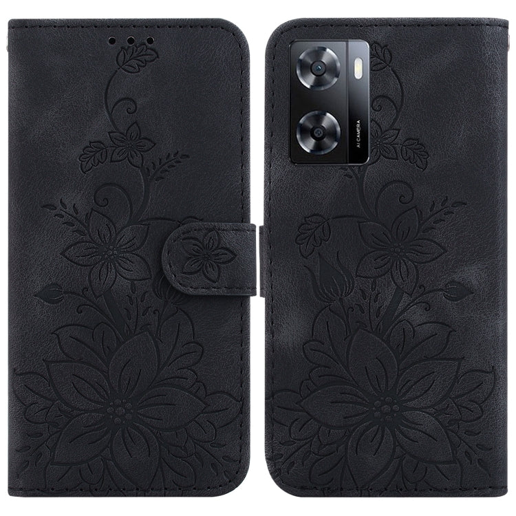 Lily Embossed Leather Phone Case, For OPPO A17 / A17k, For OPPO A57 5G/A57 4G/A77 5G/K10 5G, For OPPO Reno8 Pro 5G, For OPPO Reno8 5G, For OPPO A96 5G / Reno7 Z 5G, For OPPO Reno7 5G Global / Find X5 Lite, For OPPO A16K                                 ...