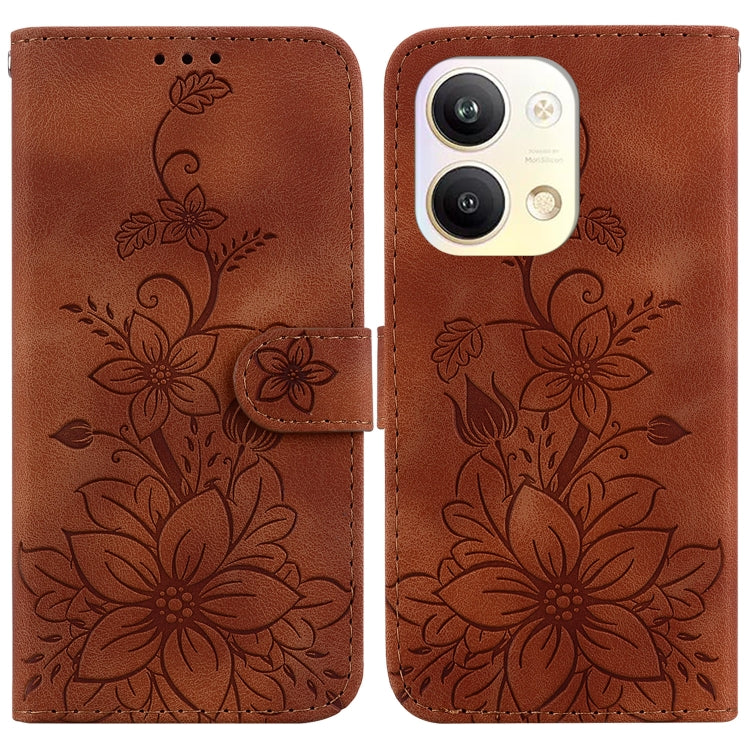 Lily Embossed Leather Phone Case, For OPPO Reno8 T 5G / A1 Pro 5G, For OPPO Reno9 Pro, For OPPO Reno9 Pro+, For OPPO A17 / A17k, For OPPO A57 5G/A57 4G/A77 5G/K10 5G, For OPPO Reno8 Pro 5G, For OPPO Reno8 5G, For OPPO A96 5G / Reno7 Z 5G               ...