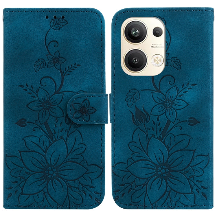 Lily Embossed Leather Phone Case, For OPPO Reno8 T 5G / A1 Pro 5G, For OPPO Reno9 Pro, For OPPO Reno9 Pro+, For OPPO A17 / A17k, For OPPO A57 5G/A57 4G/A77 5G/K10 5G, For OPPO Reno8 Pro 5G, For OPPO Reno8 5G, For OPPO A96 5G / Reno7 Z 5G               ...