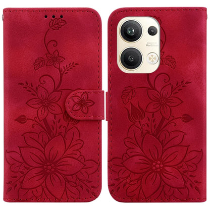 Lily Embossed Leather Phone Case, For OPPO Reno8 T 5G / A1 Pro 5G, For OPPO Reno9 Pro, For OPPO Reno9 Pro+, For OPPO A17 / A17k, For OPPO A57 5G/A57 4G/A77 5G/K10 5G, For OPPO Reno8 Pro 5G, For OPPO Reno8 5G, For OPPO A96 5G / Reno7 Z 5G               ...