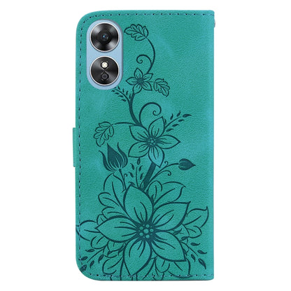 Lily Embossed Leather Phone Case, For OPPO A17 / A17k, For OPPO A57 5G/A57 4G/A77 5G/K10 5G, For OPPO Reno8 Pro 5G, For OPPO Reno8 5G, For OPPO A96 5G / Reno7 Z 5G, For OPPO Reno7 5G Global / Find X5 Lite, For OPPO A16K                                 ...