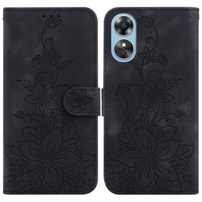 Lily Embossed Leather Phone Case, For OPPO A17 / A17k, For OPPO A57 5G/A57 4G/A77 5G/K10 5G, For OPPO Reno8 Pro 5G, For OPPO Reno8 5G, For OPPO A96 5G / Reno7 Z 5G, For OPPO Reno7 5G Global / Find X5 Lite, For OPPO A16K                                 ...