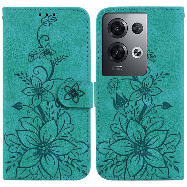Lily Embossed Leather Phone Case, For OPPO A17 / A17k, For OPPO A57 5G/A57 4G/A77 5G/K10 5G, For OPPO Reno8 Pro 5G, For OPPO Reno8 5G, For OPPO A96 5G / Reno7 Z 5G, For OPPO Reno7 5G Global / Find X5 Lite, For OPPO A16K                                 ...