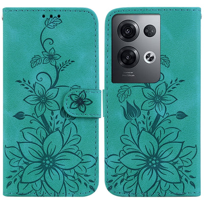 Lily Embossed Leather Phone Case, For OPPO A17 / A17k, For OPPO A57 5G/A57 4G/A77 5G/K10 5G, For OPPO Reno8 Pro 5G, For OPPO Reno8 5G, For OPPO A96 5G / Reno7 Z 5G, For OPPO Reno7 5G Global / Find X5 Lite, For OPPO A16K                                 ...