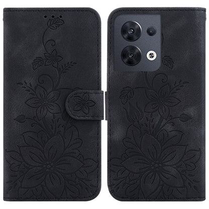 Lily Embossed Leather Phone Case, For OPPO A17 / A17k, For OPPO A57 5G/A57 4G/A77 5G/K10 5G, For OPPO Reno8 Pro 5G, For OPPO Reno8 5G, For OPPO A96 5G / Reno7 Z 5G, For OPPO Reno7 5G Global / Find X5 Lite, For OPPO A16K                                 ...