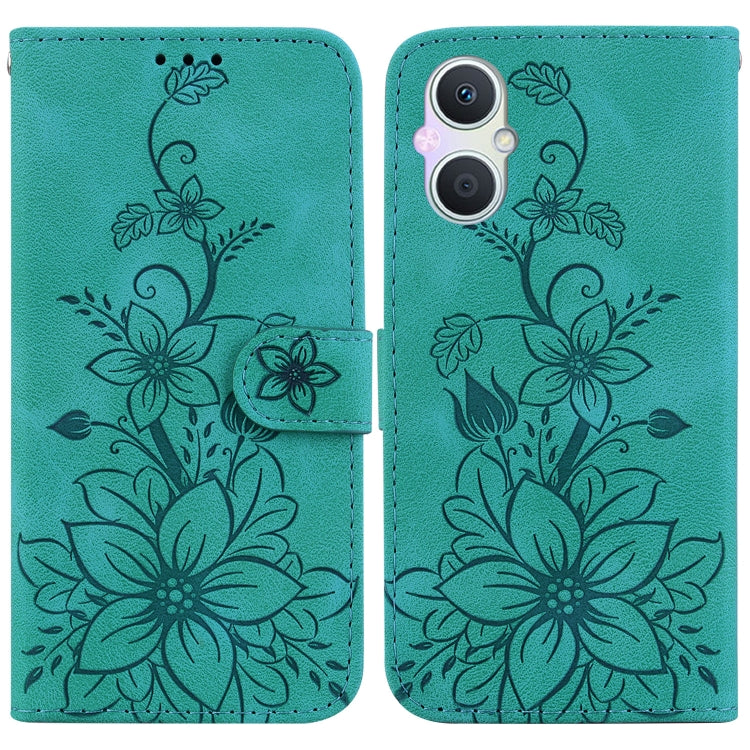 Lily Embossed Leather Phone Case, For OPPO A17 / A17k, For OPPO A57 5G/A57 4G/A77 5G/K10 5G, For OPPO Reno8 Pro 5G, For OPPO Reno8 5G, For OPPO A96 5G / Reno7 Z 5G, For OPPO Reno7 5G Global / Find X5 Lite, For OPPO A16K                                 ...