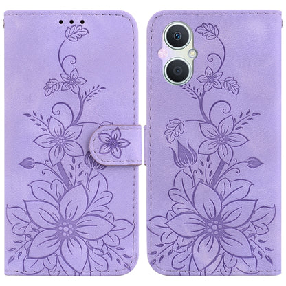 Lily Embossed Leather Phone Case, For OPPO A17 / A17k, For OPPO A57 5G/A57 4G/A77 5G/K10 5G, For OPPO Reno8 Pro 5G, For OPPO Reno8 5G, For OPPO A96 5G / Reno7 Z 5G, For OPPO Reno7 5G Global / Find X5 Lite, For OPPO A16K                                 ...