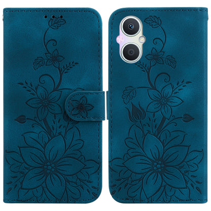 Lily Embossed Leather Phone Case, For OPPO A17 / A17k, For OPPO A57 5G/A57 4G/A77 5G/K10 5G, For OPPO Reno8 Pro 5G, For OPPO Reno8 5G, For OPPO A96 5G / Reno7 Z 5G, For OPPO Reno7 5G Global / Find X5 Lite, For OPPO A16K                                 ...