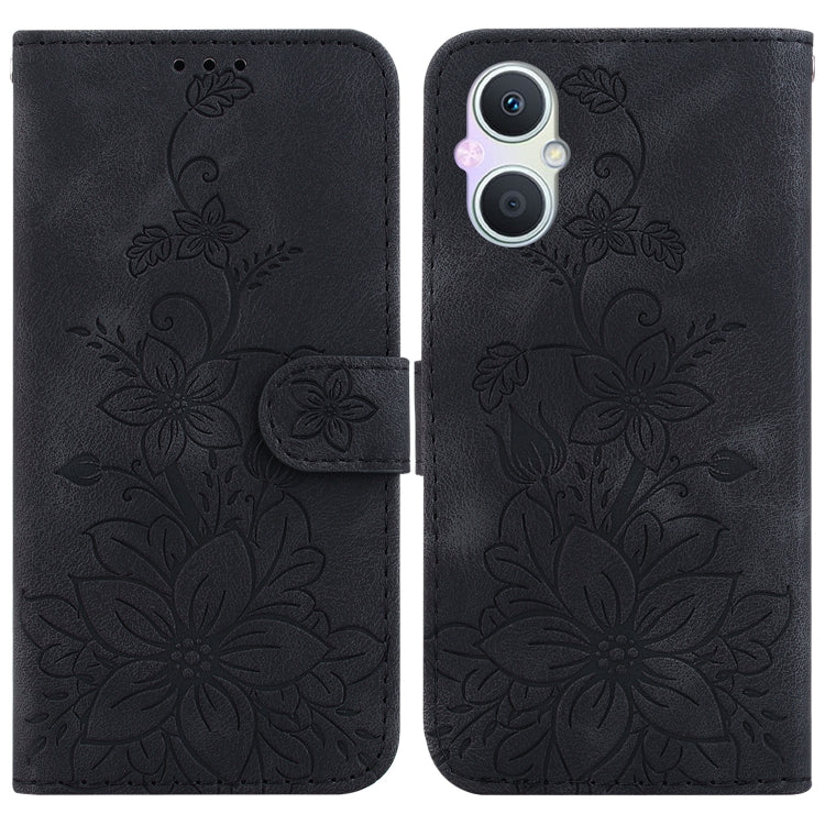 Lily Embossed Leather Phone Case, For OPPO A17 / A17k, For OPPO A57 5G/A57 4G/A77 5G/K10 5G, For OPPO Reno8 Pro 5G, For OPPO Reno8 5G, For OPPO A96 5G / Reno7 Z 5G, For OPPO Reno7 5G Global / Find X5 Lite, For OPPO A16K                                 ...