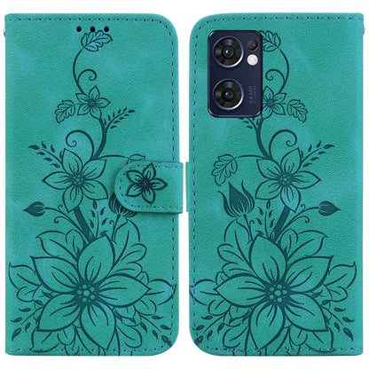 Lily Embossed Leather Phone Case, For OPPO A17 / A17k, For OPPO A57 5G/A57 4G/A77 5G/K10 5G, For OPPO Reno8 Pro 5G, For OPPO Reno8 5G, For OPPO A96 5G / Reno7 Z 5G, For OPPO Reno7 5G Global / Find X5 Lite, For OPPO A16K                                 ...