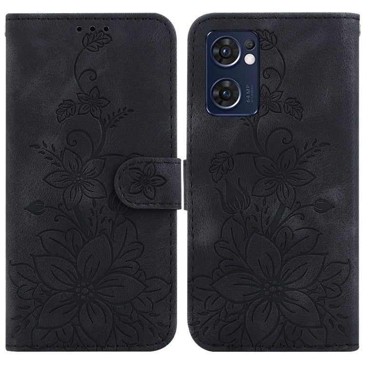 Lily Embossed Leather Phone Case, For OPPO A17 / A17k, For OPPO A57 5G/A57 4G/A77 5G/K10 5G, For OPPO Reno8 Pro 5G, For OPPO Reno8 5G, For OPPO A96 5G / Reno7 Z 5G, For OPPO Reno7 5G Global / Find X5 Lite, For OPPO A16K                                 ...