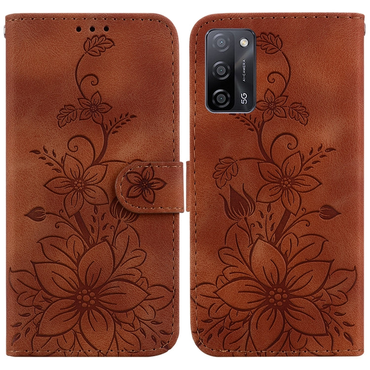 Lily Embossed Leather Phone Case, For OPPO A17 / A17k, For OPPO A57 5G/A57 4G/A77 5G/K10 5G, For OPPO Reno8 Pro 5G, For OPPO Reno8 5G, For OPPO A96 5G / Reno7 Z 5G, For OPPO Reno7 5G Global / Find X5 Lite, For OPPO A16K                                 ...