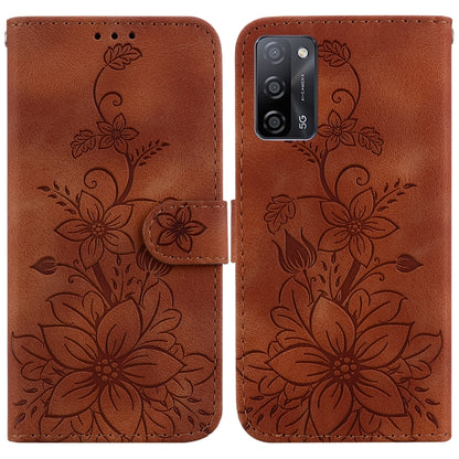Lily Embossed Leather Phone Case, For OPPO A17 / A17k, For OPPO A57 5G/A57 4G/A77 5G/K10 5G, For OPPO Reno8 Pro 5G, For OPPO Reno8 5G, For OPPO A96 5G / Reno7 Z 5G, For OPPO Reno7 5G Global / Find X5 Lite, For OPPO A16K                                 ...