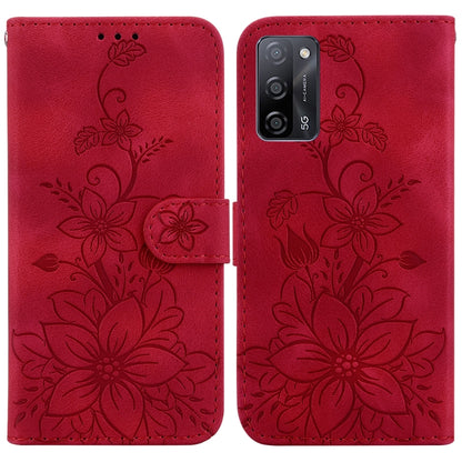Lily Embossed Leather Phone Case, For OPPO A17 / A17k, For OPPO A57 5G/A57 4G/A77 5G/K10 5G, For OPPO Reno8 Pro 5G, For OPPO Reno8 5G, For OPPO A96 5G / Reno7 Z 5G, For OPPO Reno7 5G Global / Find X5 Lite, For OPPO A16K                                 ...
