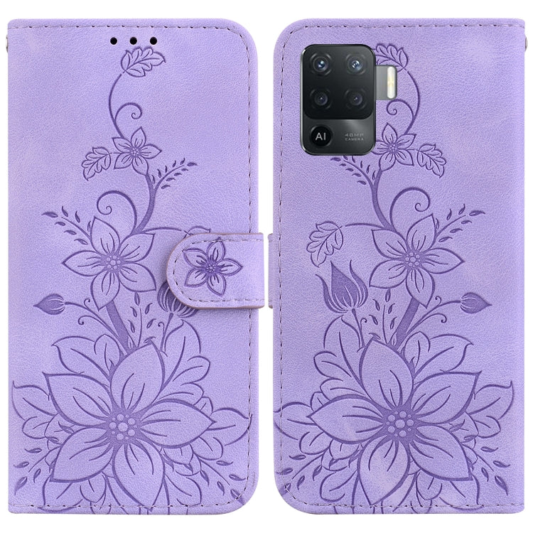 Lily Embossed Leather Phone Case, For OPPO A17 / A17k, For OPPO A57 5G/A57 4G/A77 5G/K10 5G, For OPPO Reno8 Pro 5G, For OPPO Reno8 5G, For OPPO A96 5G / Reno7 Z 5G, For OPPO Reno7 5G Global / Find X5 Lite, For OPPO A16K                                 ...