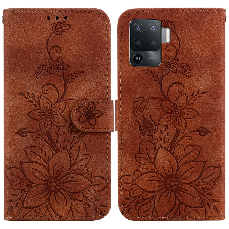 Lily Embossed Leather Phone Case, For OPPO A17 / A17k, For OPPO A57 5G/A57 4G/A77 5G/K10 5G, For OPPO Reno8 Pro 5G, For OPPO Reno8 5G, For OPPO A96 5G / Reno7 Z 5G, For OPPO Reno7 5G Global / Find X5 Lite, For OPPO A16K                                 ...