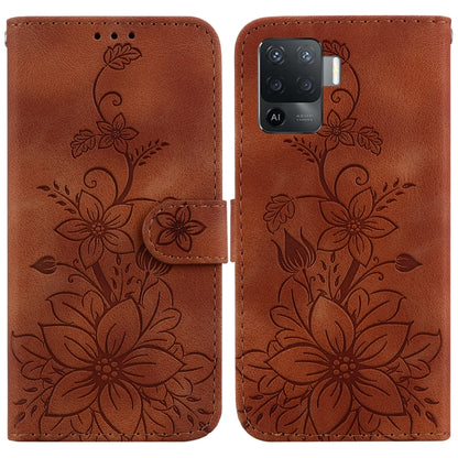 Lily Embossed Leather Phone Case, For OPPO A17 / A17k, For OPPO A57 5G/A57 4G/A77 5G/K10 5G, For OPPO Reno8 Pro 5G, For OPPO Reno8 5G, For OPPO A96 5G / Reno7 Z 5G, For OPPO Reno7 5G Global / Find X5 Lite, For OPPO A16K                                 ...