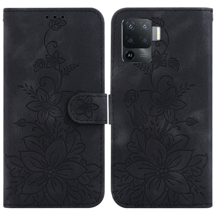 Lily Embossed Leather Phone Case, For OPPO A17 / A17k, For OPPO A57 5G/A57 4G/A77 5G/K10 5G, For OPPO Reno8 Pro 5G, For OPPO Reno8 5G, For OPPO A96 5G / Reno7 Z 5G, For OPPO Reno7 5G Global / Find X5 Lite, For OPPO A16K                                 ...