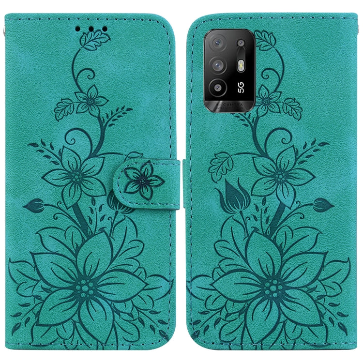 Lily Embossed Leather Phone Case, For OPPO A17 / A17k, For OPPO A57 5G/A57 4G/A77 5G/K10 5G, For OPPO Reno8 Pro 5G, For OPPO Reno8 5G, For OPPO A96 5G / Reno7 Z 5G, For OPPO Reno7 5G Global / Find X5 Lite, For OPPO A16K                                 ...