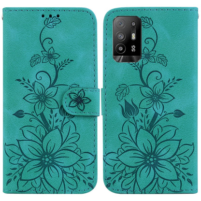 Lily Embossed Leather Phone Case, For OPPO A17 / A17k, For OPPO A57 5G/A57 4G/A77 5G/K10 5G, For OPPO Reno8 Pro 5G, For OPPO Reno8 5G, For OPPO A96 5G / Reno7 Z 5G, For OPPO Reno7 5G Global / Find X5 Lite, For OPPO A16K                                 ...